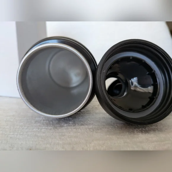 Metal Water Bottle 16oz Black Nurse Themed Black Flip Lid Never Used - Picture 8 of 11